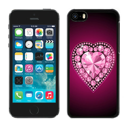 Valentine Diamond Heart iPhone 5C Cases CLY